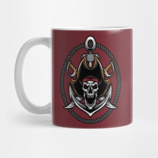 Screaming Skull Pirate Mug